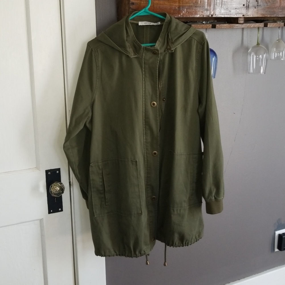Army green jacket